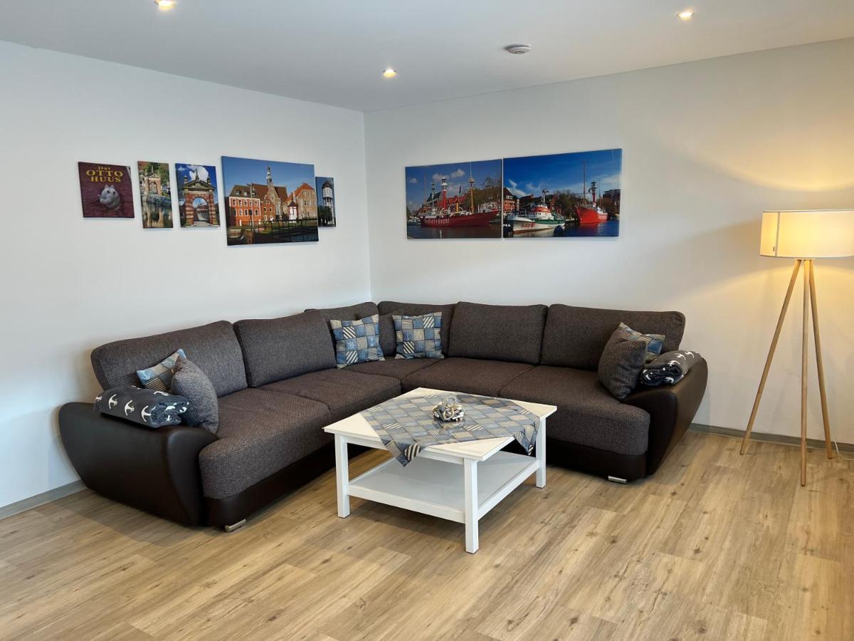 Ferienwohnung Wippsteert - 5 Sterne - Mit Balkon Und Pkw Stellplatz Emden Extérieur photo